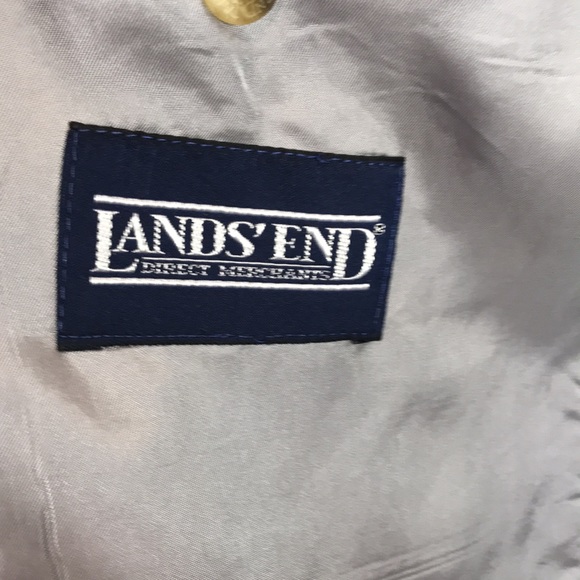 Lands’ End Sport Coat 44 Regular Lambs & Merino Wool blend Blazer - Picture 12 of 16